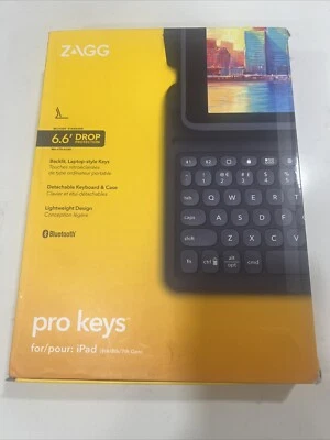 ZAGG Pro Keys Keyboard/Case for Apple iPad (9th/8th/7th Generation) - Gray - Image 1 of 4