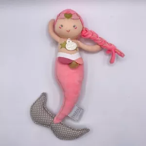 Muñeca Sirena Rosa Doudou Et Compagnie Peluche Lovey Oro Algodón Bebé Niña 11 pulgadas - Imagen 1 de 7