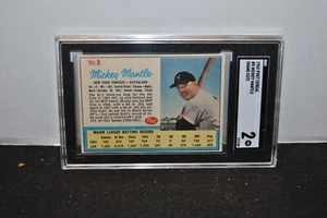 1962 Post Cereal #5 Mickey Mantle NY Yankees - Picture 1 of 5