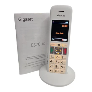Gigaset E370HX DECT IP Schnurlostelefon mit Ladeschale ohne Akkus - geprüft✅ - Zdjęcie 1 z 4