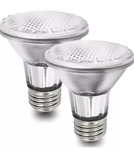 PAR20 Flood 50W 120V 500 Lumens- 2 Pack PAR20 Flood Light Bulbs 2700K Warm White - Picture 1 of 3