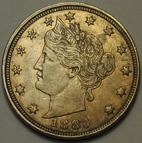 #3 Choice About UnCirculated++ 1883 NO CENTS Liberty Head Nickel Cover