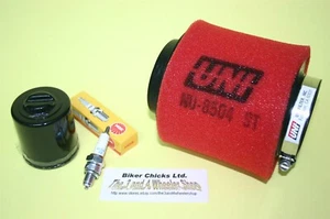 POLARIS 06-07 200 Sawtooth Air filter, Oil Filter & Spark Plug - Picture 1 of 1