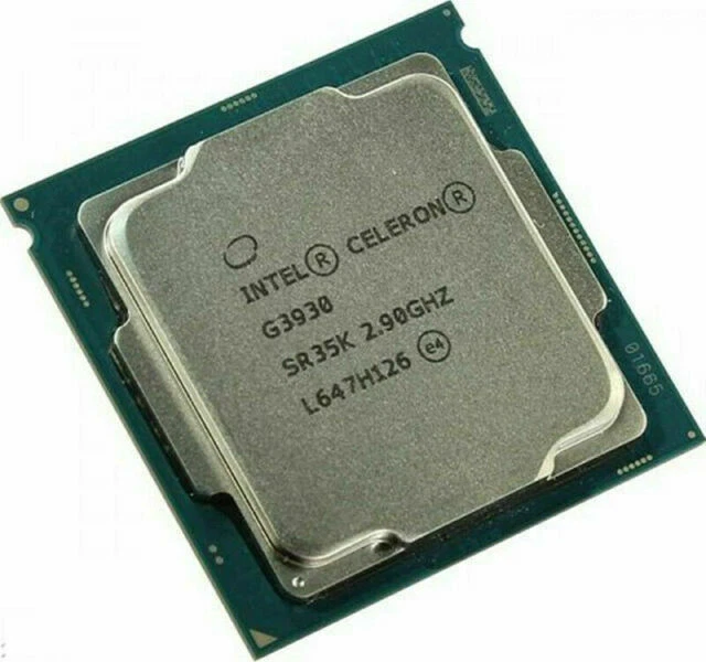 Intel Celeron G3930 Dual Core CPU 2.90 GHz 2M Cache SR35K LGA1151 Processor - Image 1 of 1