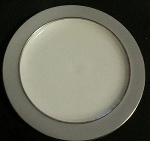 Easterling Majestic China Saucer Plate Dinner Platinum Silver Germany - Picture 1 of 2