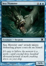 SEA MONSTER FOIL 10th Edition MTG Magic the Gathering Cards DJMagic