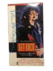 Paul McCartney Get Back Tour VHS Movie Vintage 1990 Classic Rock The Beatles - Picture 1 of 8