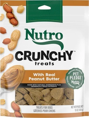 Nutro Crunchy Dog Treats With Real Peanut Butter, 16 oz. Bag - Image 1 of 2
