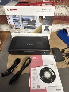 Canon - PIXMA TR150 Wireless Inkjet Printer - Black/Color - Afbeelding 1 van 6