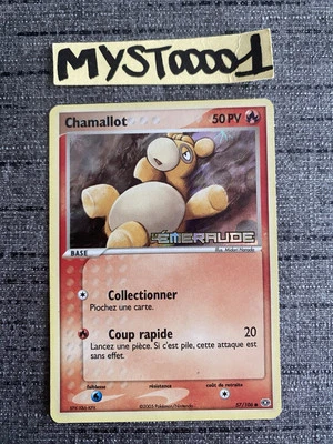 Carte Pokemon Chamallot 57/106 Reverse Stamp Ex Émeraude Français Occasion - Photo 1/4