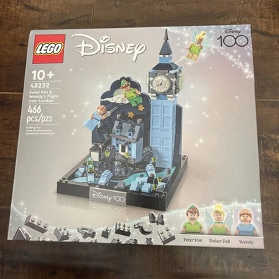 LEGO 43232 Disney 100 Peter Pan & Wendy's Flight over London NEW SEALED 466 pcs - Image 1 of 4