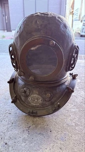 Toa Diving Co. Brass Diving Helmet Helmet-Style South Senju Tokyo Used Rare - Picture 1 of 7