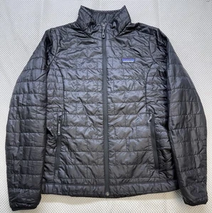 Patagonia Womens Nano Puff Insulated Jacket Black Size Small Lightweight Puffer - Picture 1 of 7