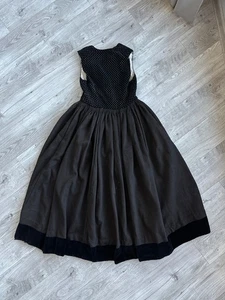 Antikes 1890er -1920er schweres Handmade Maxi Damen Vintage Kleid Gr: S - Bild 1 von 22