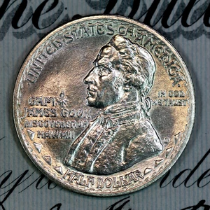 * 1928-P * SUPERB+ GEM BU MS HAWAIIAN COMMEMORATIVE HALF-DOLLAR * - Picture 1 of 3