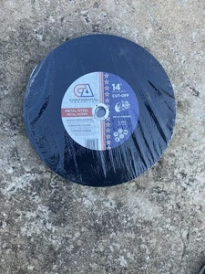 New (10) CONTINENTAL ABRASIVES 14"x1/8"x1" DEMO Cut Off SAW BLADES A7-11401281 - Picture 1 of 3