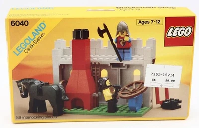 Vintage LEGO 6040 Legoland Castle System BLACKSMITH SHOP (6040) SEALED NEW - Image 1 of 4