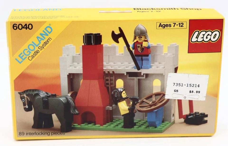 Vintage LEGO 6040 Legoland Castle System BLACKSMITH SHOP (6040) SEALED NEW - Image 1 of 4