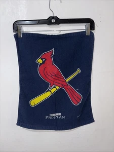 St Louis Cardinals Rally Towel Blue Red Bird on Bat Purina Pro Plan SGA 2019 - Picture 1 of 7
