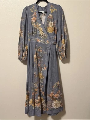 Vestido envolvente zimmermann sebo 2, nuevo con etiquetas Foto 1 de 4