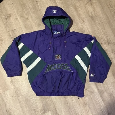 Starter Minnesota Moose Vintage Overhead / Fully Embroidered Jacket - Size XL - Image 1 of 4