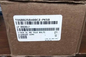 TITAN 150-lb 1/4-in x 4-in Toggle Bolt Anchors with Screws 50-Pack UAB04128 - Picture 1 of 4