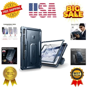 Hülle für Galaxy Tab S8/S7 11 Zoll, integrierter Displayschutz & Ständer - S... - Bild 1 von 8