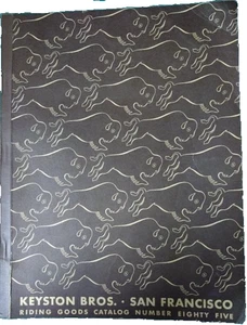 Keyston Bros Riding Goods Catalog No.85 (1952) Saddles Tack Vintage - Imagen 1 de 2