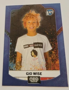 Tarjeta de creador Gio Wise TRU 2021 #12 Super Break serie 2 actor influyente azul - Imagen 1 de 3