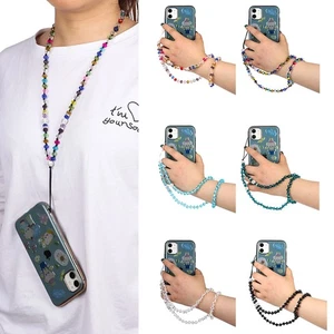 Chain Phone Hang Rope Cell Phone Case Hanging Cord Mobile Phone Strap Lanyard - Photo 1 sur 25
