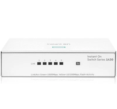 HPE Instant On 1430 5-Port Gb Unmanaged Layer 2 Ethernet Switch R8R44A#ABA - Image 1 of 4