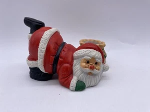 Ceramic Santa Claus Candle Holder Vintage - Picture 1 of 12