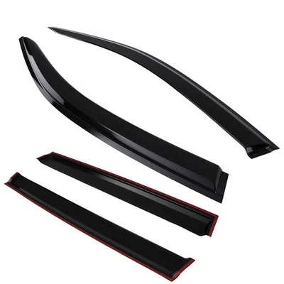 Window WeatherShields Visors for Subaru Forester S4 2013-2018 Black 4pc Outside - image 1 of 4