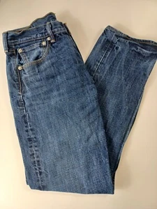 Levis 501 Jeans Men's Size 31x32* Blue Button Fly Medium Wash VG Measures 31x31 - Picture 1 of 10