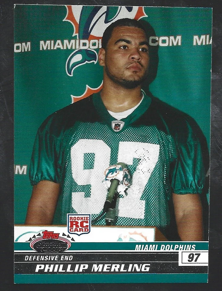 2008 Topps Stadium Club #146 Phillip Merling RC, Clemson Tigers #/1799 - Image 1 of 1