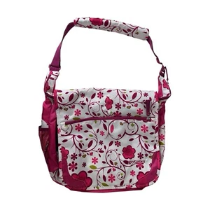 JANSPORT Tote Oversize Floral Laptop Overnight School Beach Shoulder Bag POCKETS - Picture 1 of 17