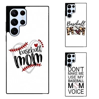 Para Samsung S25 S24 S23 FE Ultra a15 a16 Deportes Béisbol Mamá Cubierta Anti Arañazos Foto 1 de 4