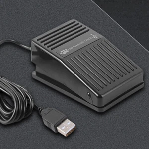 USB Foot Pedal Control Switch PC Game Pad Reusable for PC Computer Games - Photo 1/9