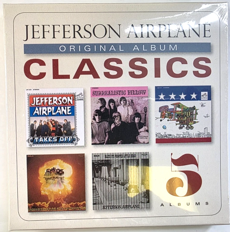 Jefferson Airplane – Original Album Classics 5 x CD Boxset 2013 compilation - Image 1 of 4