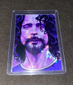 Chris Cornell Audioslave Custom Refractor Card - Picture 1 of 4