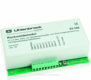 UHLENBROCK 63320 LocoNet feedback module with block section function NEW OVP - Picture 1 of 1