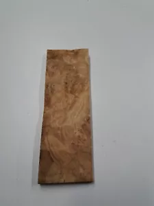 Burr Oak Veneer - 1 NATURAL WOOD Sheet - 180mm x 55mm - Picture 1 of 4