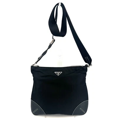 PRADA Shoulder Crossbody Bag Tessuto Purs Authentic - Image 1 of 4