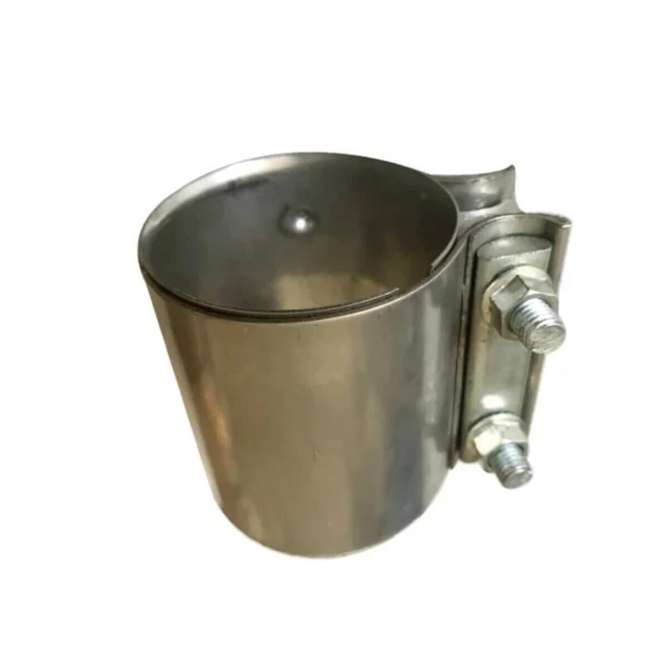 Doppelschelle Edelstahl Auspuffschelle Rohrverbinder  Ø 76 mm / 3" Zoll - Bild 1 von 4