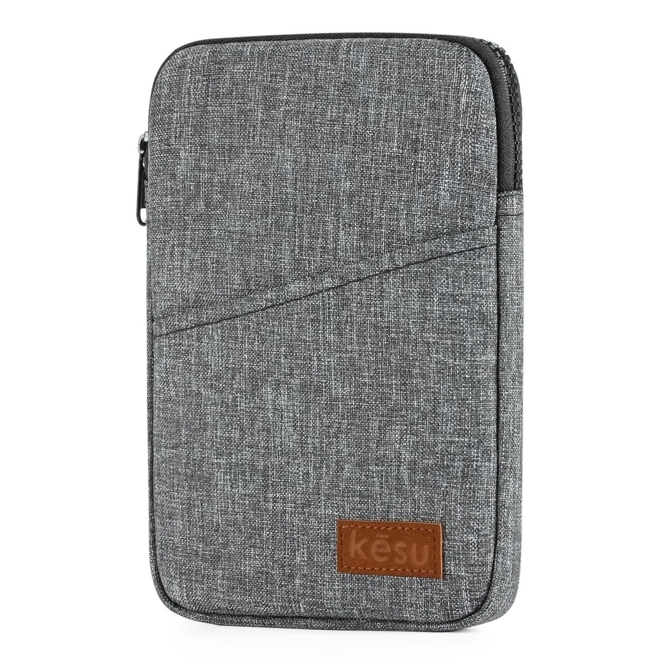 Kesu Protective Carry Sleeve / Case for New iPad mini 6, 5, 1, 2, 3, 4 Gray-NEW! - Image 1 of 4