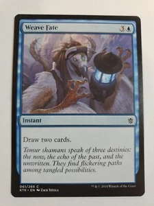 MTG Magic The Gathering Card Weave Fate Instant Blue Khans of Tarkir 2014 - Picture 1 of 2
