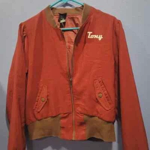 Tony Stark Industries Red, Maroon Bomber jacket Size Medium Limited Edition - Picture 1 of 6