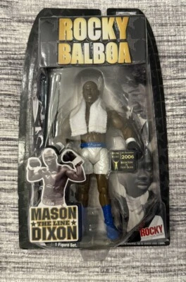 Rocky Balboa  Mason *the line* Dixon. Jakks Pacific Action Figure - Image 1 of 2