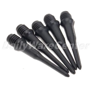 50 piezas puntas de dardos suaves negras puntas de dardos puntos dardos accesorios para reemplazar cambio - Imagen 1 de 10
