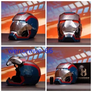 Iron Man Iron Patriot Helmet Mask Electric Voice-Control Wearable Cosplay Props - Picture 1 of 26